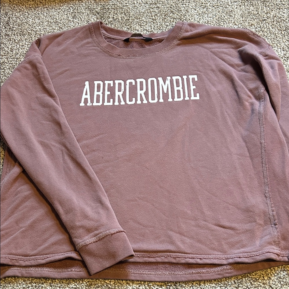 Abercrombie & Fitch Dusty Rose Crewneck
